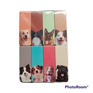 Magnetic Page Markers for Books, Dog Design, Pack of 8